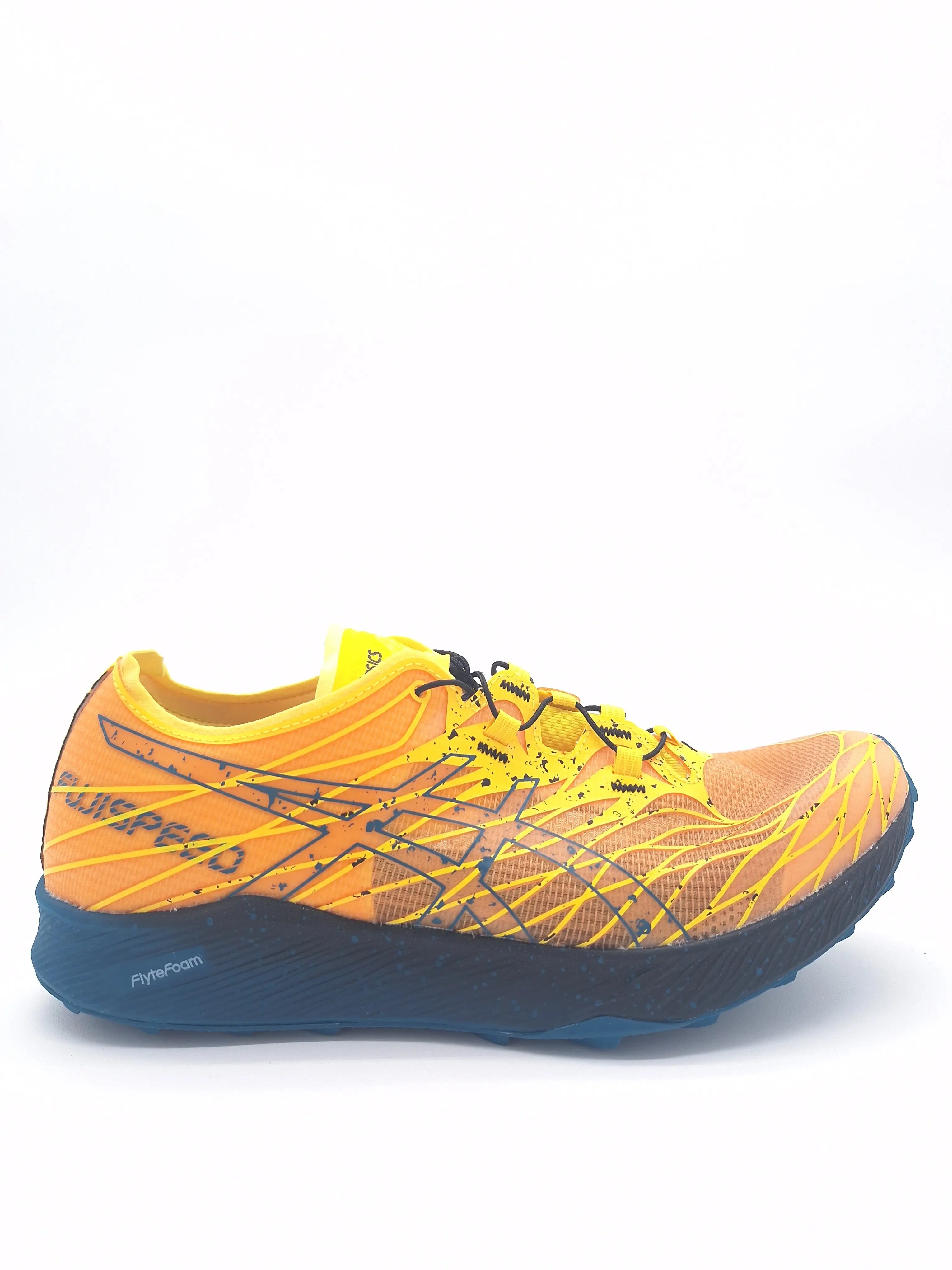 Baskets de running jaune Asics Homme - Modèle Fujispeed, Confort et Performances, Taille 43.5 Asics