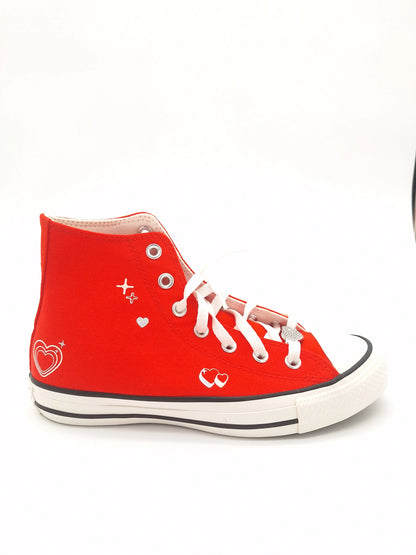 Converse Chuck Taylor All Star heart Rouge Converse