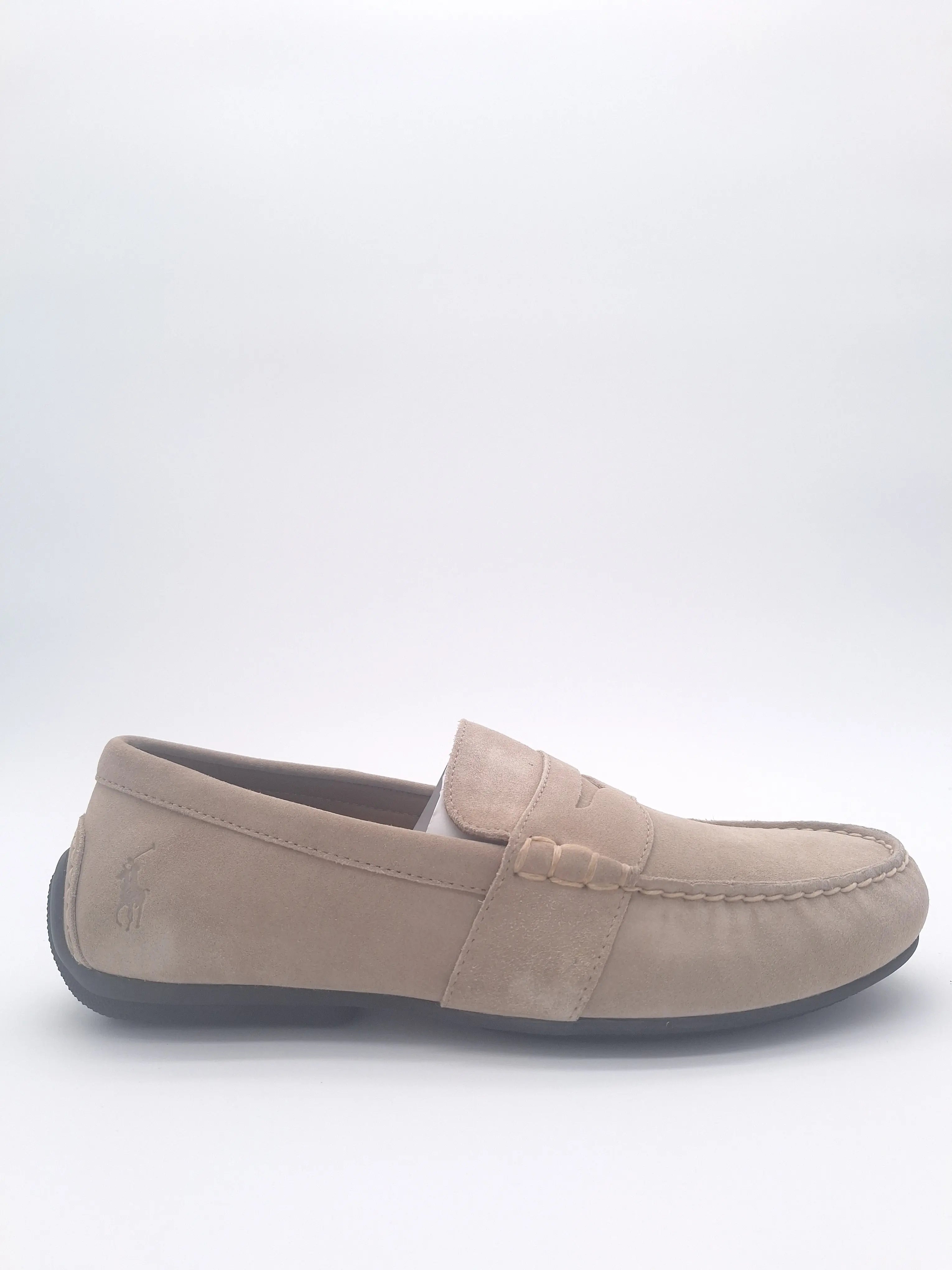 Mocassins Beige Polo Ralph Lauren Homme - Modèle Reynold-So-Drv, Confort et Élégance, Taille 43 Polo Ralph Lauren