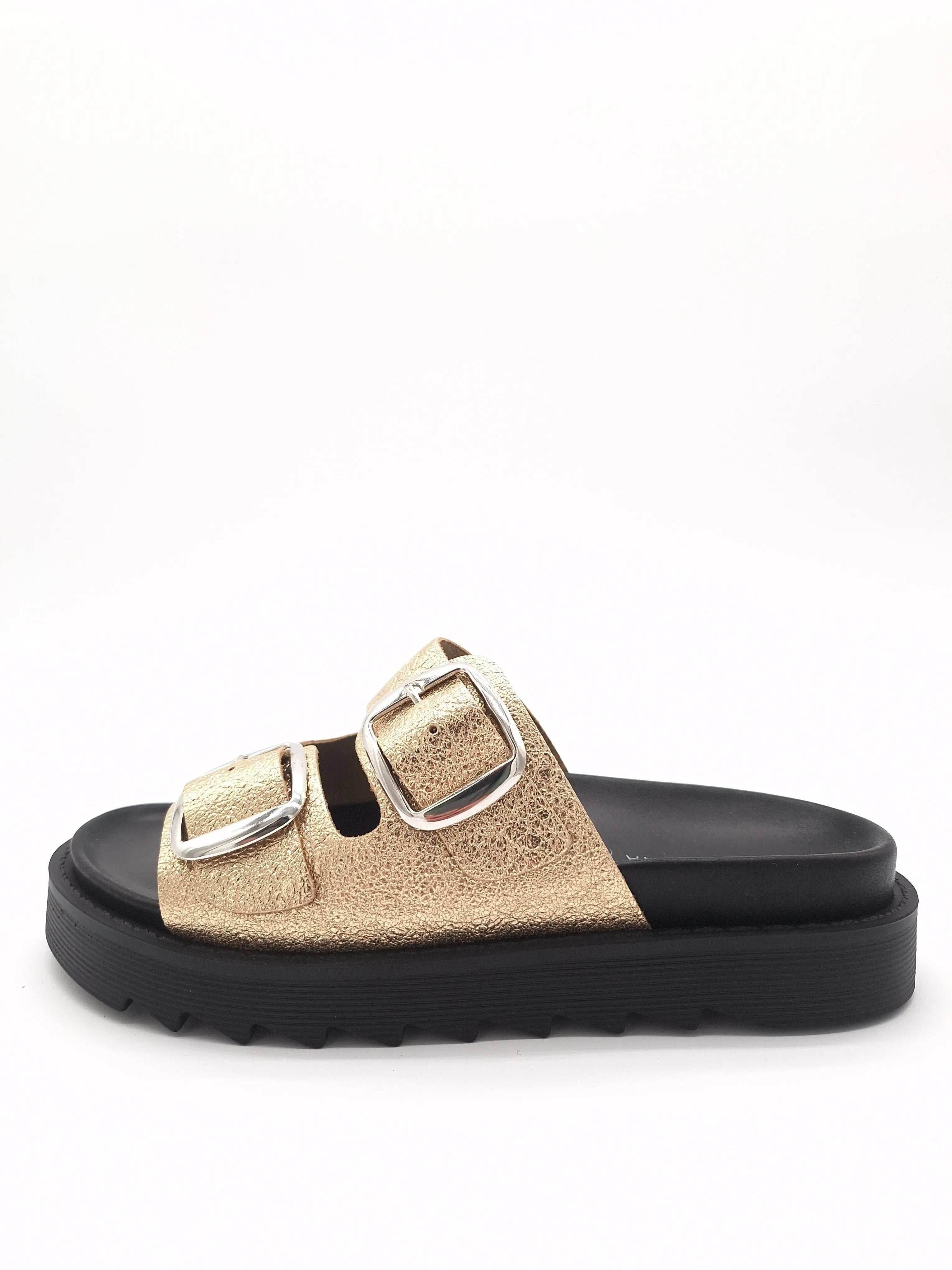 SAN-MARINA - Sandales pour femme - Gold - Pointure 39 - Maléo