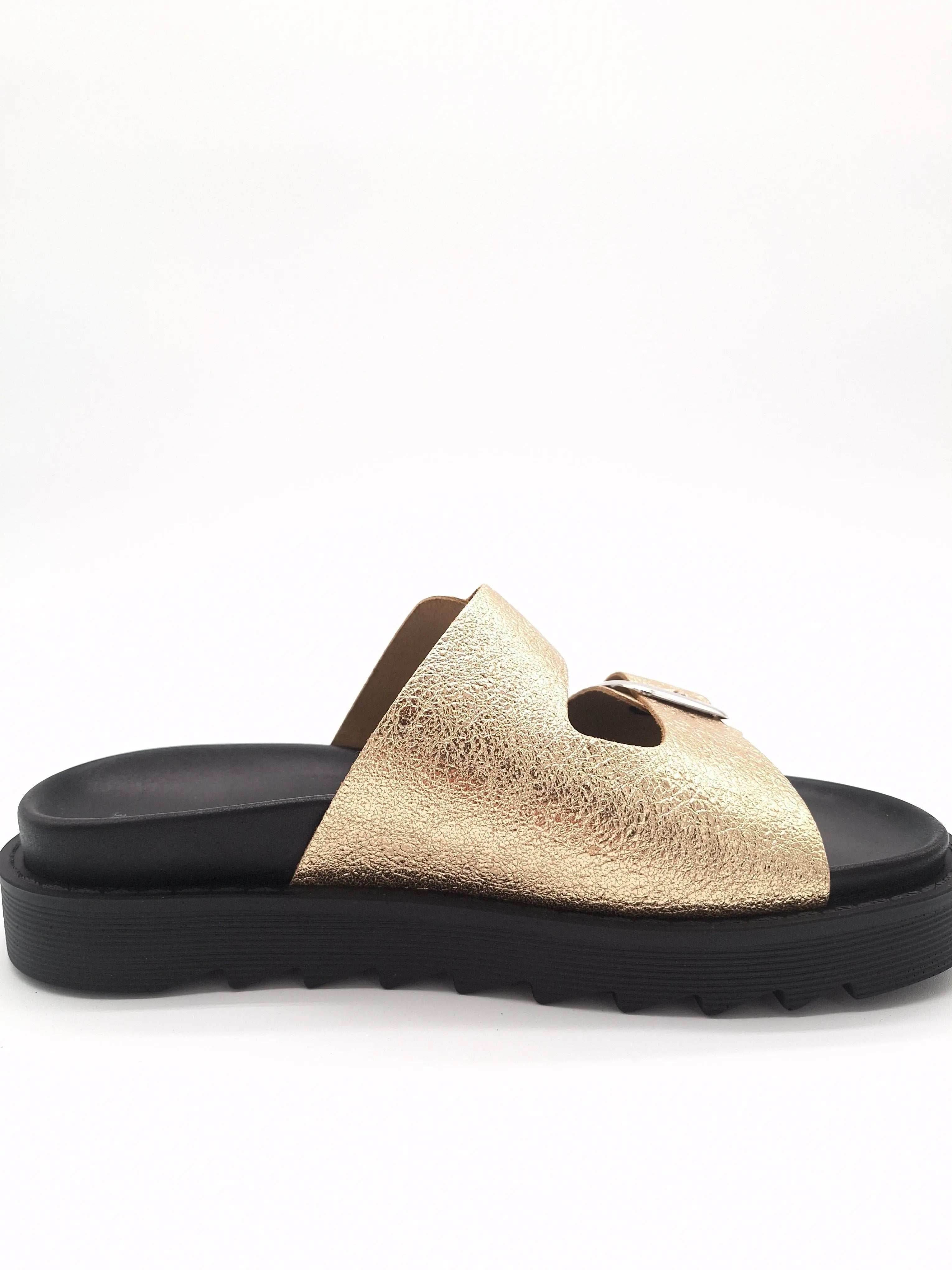 SAN-MARINA - Sandales pour femme - Gold - Pointure 39 - Maléo
